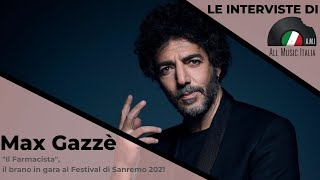 Max Gazzè Intervista Il Farmacista Sanremo 2021 [upl. by Krell]