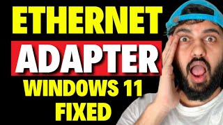 How to Fix Ethernet Adapter Windows 11 [upl. by Rahas]