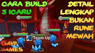 Detail Lengkap Build 3 Icaru Bukan Rune Mewah Summoners War [upl. by Yousuf735]