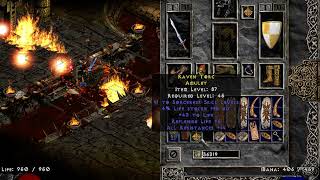 Diablo 2  Lidless Wall Drop  Holy Grail 106 out of 502 [upl. by Wald]