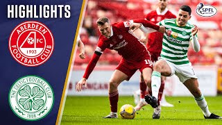 Aberdeen 33 Celtic  Late Ferguson Penalty Secures Draw in 6 Goal Clash  Scottish Premiership [upl. by Ayaros]