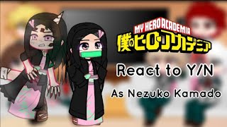 •MHABNHA react to Yn as Nezuko Kamado• 2 [upl. by Linea613]