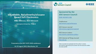 Inkjettable Polydimethylsiloxane Based Soft Electronics [upl. by Martella256]