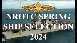 Spring 2024 NROTC Ship Selection Day 2 [upl. by Verile]