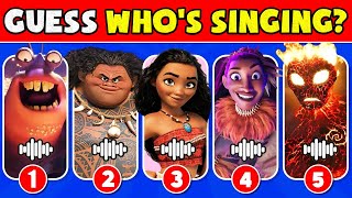 🌊Guess Whos SINGING  Moana 2 Were Back Characters Edition🏝️Moana 2 Were Back Movie QuizNT Quiz [upl. by Natan795]