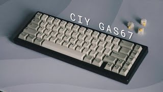 GAS67  Gateron Milky Yellow Pro  Typing Test [upl. by Ramunni221]