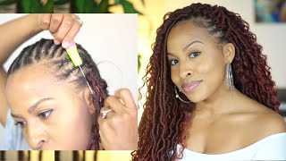 PreLooped Crochet Faux Locs Tutorial ft Toyotress Hair [upl. by Aicsila864]