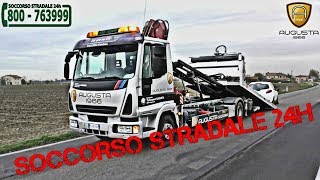 SOCCORSO STRADALE IVECO EUROCARGO 120  Augusta 1966 [upl. by Eenad]