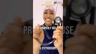 How to properly use a stethoscope stethoscopelover nursingstudents explore [upl. by Eelanna]