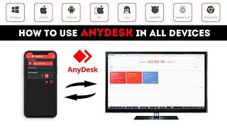 How to Use Anydesk Remote in Mobile amp Desktop anydesk kkps [upl. by Hazlett]