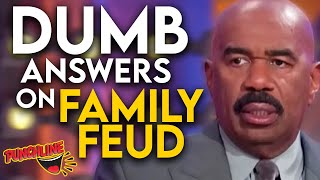 DUMBEST Answers On Family Feud With Steve Harvey [upl. by Vharat]