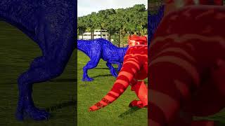 LEGO TRex vs Indominus vs Spinosaurus dinosaur jurassicworld shorts [upl. by Andee]