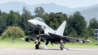 Eurofighter Typhoon 🇩🇪 am ZigAirMeet 2023 ganzes Display Flugshow 4K HDR [upl. by Petes]