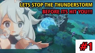 WORLD QUEST Orobashis Legacy Part 1 How to stop Thunderstorm at Musoujin Gorge  Genshin Impact [upl. by Lamrouex]