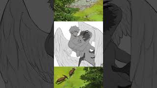 BakuDeku Art  Angels amp Demons 1324 bakudeku bkdkdarkfantasy bkdkfantasy [upl. by Enowtna]