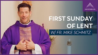 First Sunday of Lent  Mass with Fr Mike Schmitz [upl. by Shamus210]