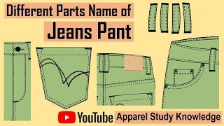 Different Parts Name of a Jeans Pant [upl. by Shetrit]