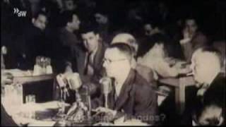 Bertolt Brecht speaks in the House Committee on UnAmerican Activities [upl. by Thorma448]