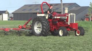 FARMALL 1206 dennis van der weerd ijsselmuiden is making hay [upl. by Nomahs]