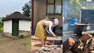 A new makoti in KwaZuluNatal  Rural Life  Makoti duties  South African YouTubers [upl. by Bev797]