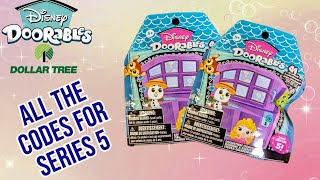 A Full Set of Series 5  Dollar Tree Disney Doorables Series 5 Blind Bags  Adult Collector Review [upl. by Dranel]