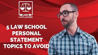 5 Law School Personal Statement Topics to Avoid in Less Than 5 Minutes [upl. by Halford]