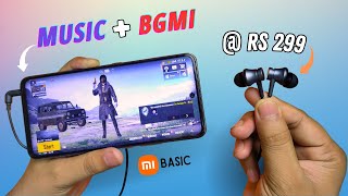 Best Gaming Earphone under Rs 300 in 2023  Mi Basic earphone Unboxing and Review [upl. by Ellenaj]