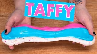 Homemade Taffy Candy Recipe  Salt Water Taffy Cotton Candy Bubble Gum amp Funfetti [upl. by Lednem]