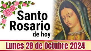 🙏❤️🙏 SANTO ROSARIO de Hoy Lunes 28 de OCTUBRE de 2024 🌹 MISTERIOS GOZOSOS [upl. by Wordoow]