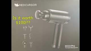 Medcursor Massage Gun is it worth 100 or does it shoot blanks [upl. by Imis20]