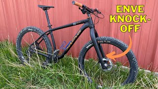 Putting A Chinese Carbon Fork To The Test  DIY Carbon Rigid MTB Fork Review [upl. by Floro73]