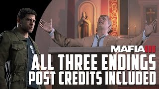 MAFIA 3 All Endings  Take the Throne or Leave Town Final Mission  PostCredits [upl. by Kir]