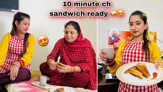 10 Minute Ch Sandwich Ready 😍 OREO SHAKE RECIPE 🥰😋  Mom Reactions 😟 [upl. by Waverly]