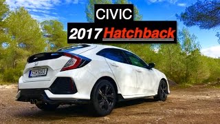 2017 Honda Civic Hatchback Review  Inside Lane [upl. by Chessa]