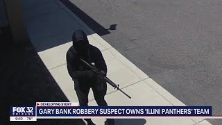 Indiana bank robbery suspect owns Illini Panthers semiprofessional football team [upl. by Abibah]