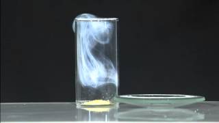 Reaction of Water with Aluminium Chloride [upl. by Ellehcsar]