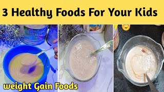 Healthy Food For Kids  Quick And Easy Weight Gain Recipes For Kids [upl. by Amalberga]