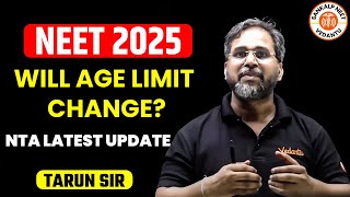 😱NEET 2025 WILL AGE LIMIT CHANGE  NTA COMMITTEE REPORT RELEASED  NTA LATEST UPDATE  BY TARUN SIR [upl. by Candis783]