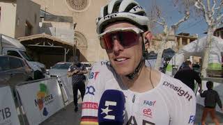 Nils Politt  Interview at the start  Trofeo Pollena  Port dAndratx 2024 [upl. by Adaj578]