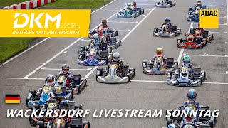 Deutsche Kart Meisterschaft 2024  Wackersdorf  Livestream Sonntag [upl. by Mad]