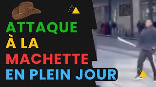 Attaque à la Machette en Plein Jour [upl. by Bearce]