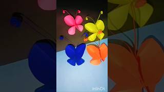 Butterfly craft ideas💡🦋 shorts youtubeshorts diy ytshots trandingshorts papercraftviralshort [upl. by Vala]