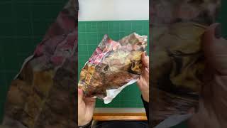 How to Make Momigami Japanese Kneaded Paper Fabric [upl. by Arykahs]