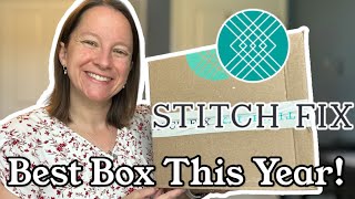 Stitch Fix Try On Review  BEST BOX 55  May 2024 [upl. by Aicrag]