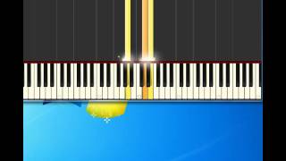 leaving on a jet plane john denver Piano tutorial by Synthesia [upl. by Gnues186]