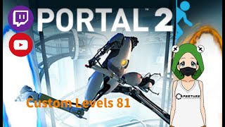 KERMIT THE SECRET SANTA I Portal 2 Custom Levels 81 Stream [upl. by Ransell610]