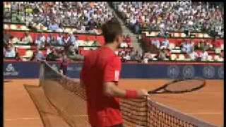 Gerry Armstrong Robredo vs Kohlschreiber Hamburg 2008 [upl. by Vasilis750]