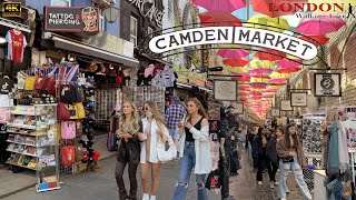 London Walking Tour  CAMDEN MARKET LONDON  London reopen 2021 [upl. by Kerianne83]