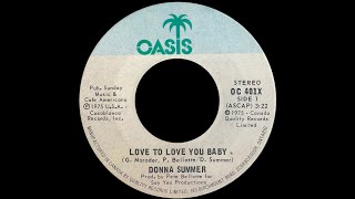 Donna Summer  Love To Love You Baby 1975 Disco Purrfection Version [upl. by Katrina]