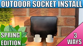 Ultimate DIY Guide Installing Outdoor Socket for Any Space  Easy Electrical External Socket Guide [upl. by Oates219]